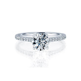 Sale! Certified Solitaire Engagement Ring, 1ct carat Center F / VS IGI Lab Grown Diamond. 14k 18k Gold Platinum White or Yellow. Classic