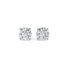 Natural Diamond Stud Earrings 14k White Yellow Gold with Screw backs. Martini and 4prong solitaire setting. Valentine's day Anniversary Gift