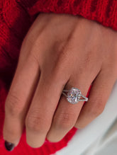 Cushion Cut 1ct 1.50ct 2.00ct 3.00ct Lab Grown Diamond Engagement Wedding Ring in 14k 18k Platinum White Yellow Rose Gold.