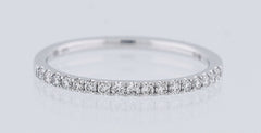 Natural Diamond Wedding Ring Eternity and Halfway Anniversary Promise Band 14k White Yellow Rose Solid Gold