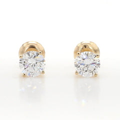 Diamond Earrings Studs 14k White Yellow Gold Carat with Screw Back Martini VS Women Men Anniversary Wedding Birthday Valentine's gift Sale!
