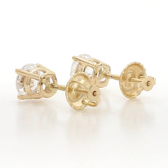 Diamond Earrings Studs 14k White Yellow Gold Carat with Screw Back Martini VS Women Men Anniversary Wedding Birthday Valentine's gift Sale!