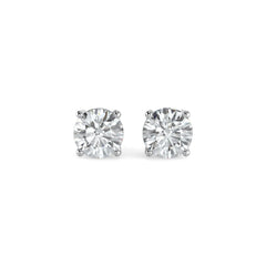 Natural Diamond Stud Earrings 14k White Yellow Gold with Screw backs. Martini and 4prong solitaire setting. Valentine's day Anniversary Gift