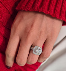 Round Cut 1ct 1.50ct 2.00ct 3.00ct Lab Grown Diamond Engagement Wedding Ring in 14k 18k Platinum White Yellow Rose Gold.