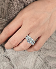 Round Cut 1ct 1.50ct 2.00ct 3.00ct Lab Grown Diamond Engagement Wedding Ring in 14k 18k Platinum White Yellow Rose Gold.