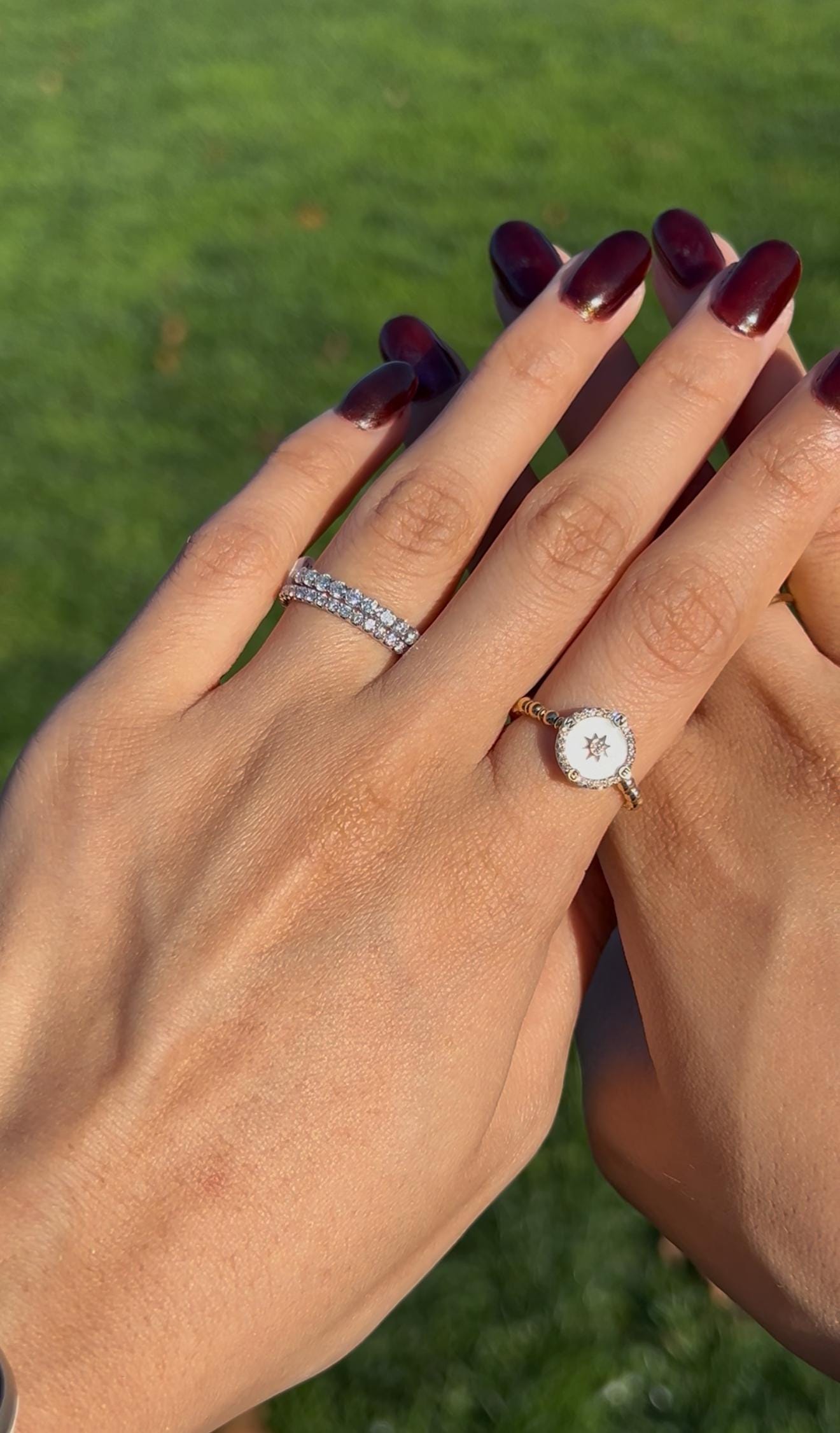 14K-18K White Yellow Rose and Platinum Gold Diamond Half Eternity Ring 0.68 CTW Dainty Band Natural Diamonds