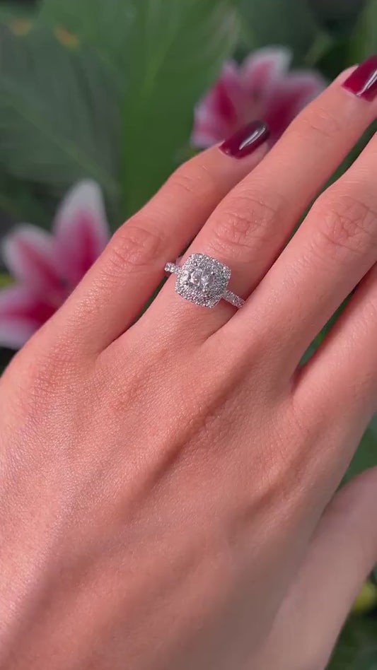 Round Cut 1ct 1.50ct 2.00ct 3.00ct Lab Grown Diamond Engagement Wedding Ring in 14k 18k Platinum White Yellow Rose Gold.